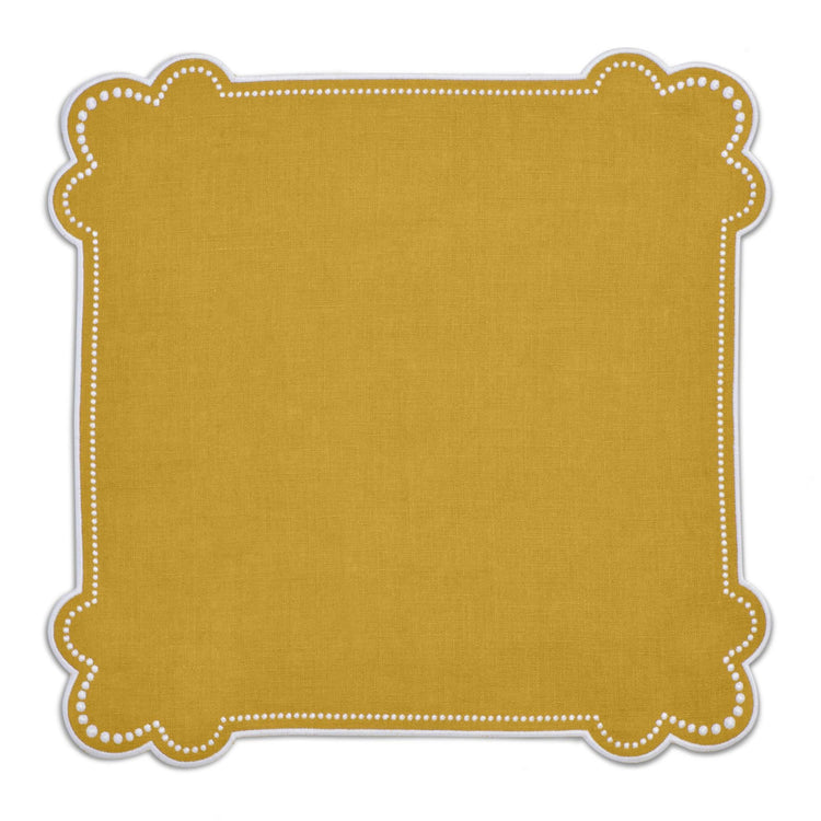 Seferî Pearl Napkin in Yellow