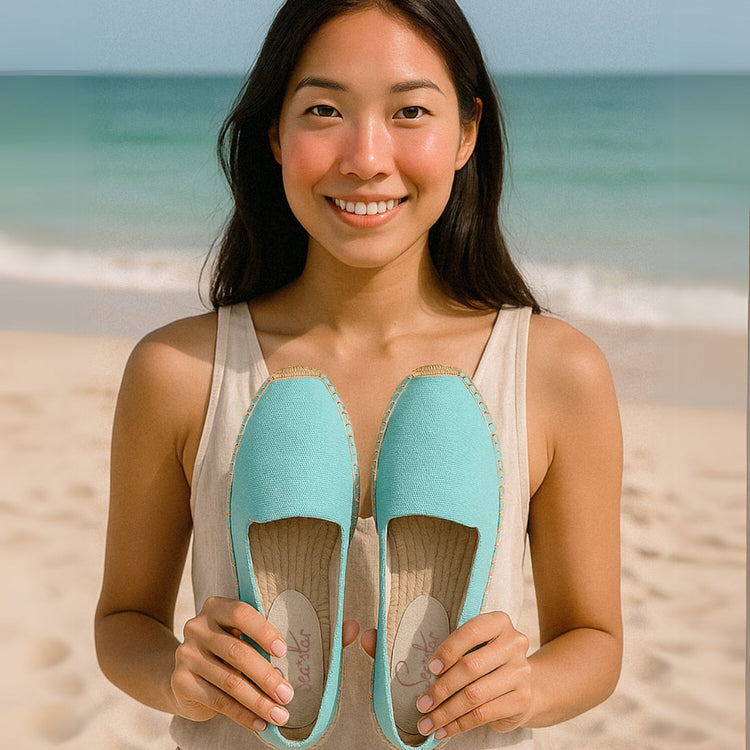 Bayside Classic Espadrille in Turquoise