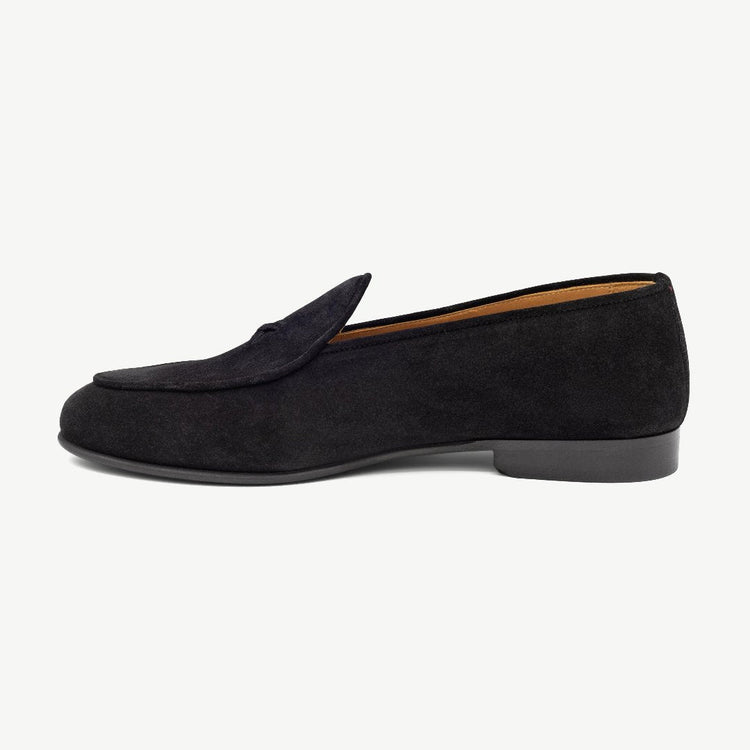 Men’s Black Suede Milano Loafer