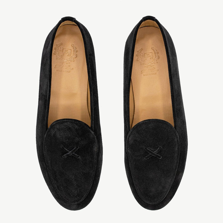 Men’s Black Suede Milano Loafer