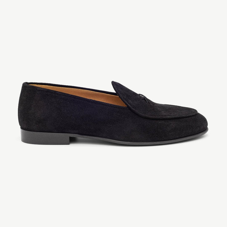 Men’s Black Suede Milano Loafer