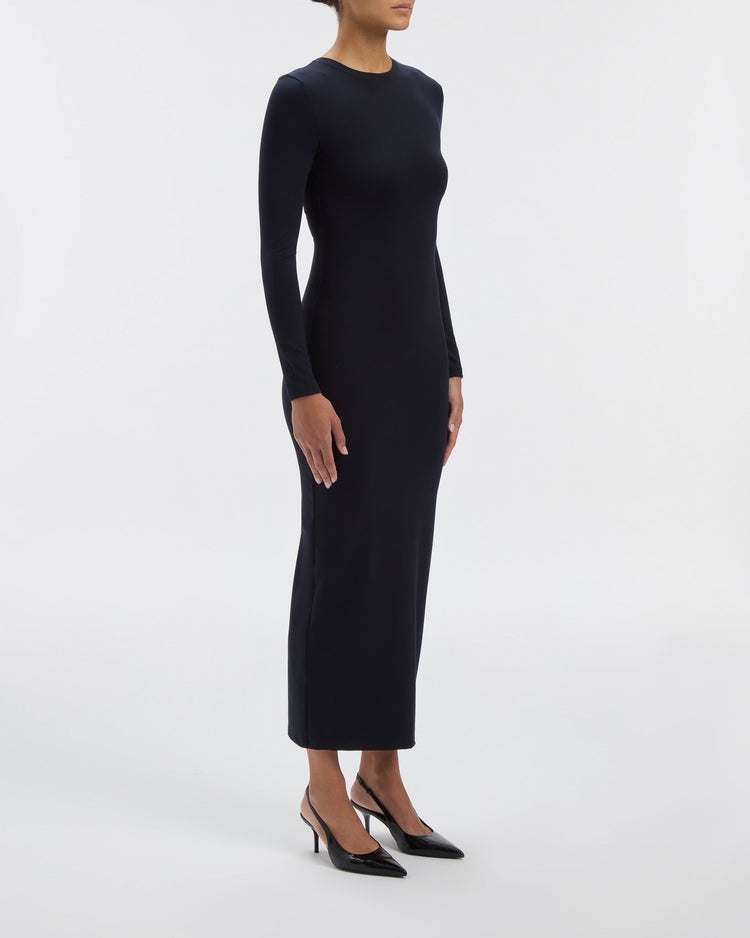 Charity Dress in Midnight Navy