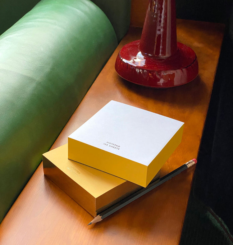 Classic Edged Pads: Matte Yellow