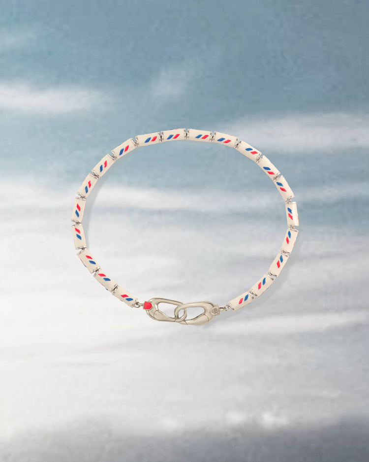 Reason Rope Bracelet in White