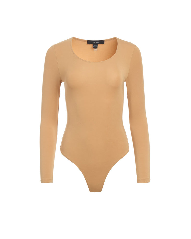 Donna Bodysuit in Camel