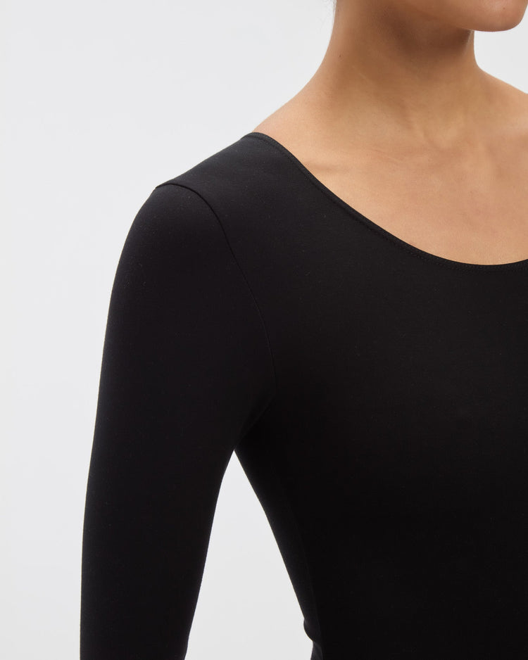 Donna Bodysuit in Black