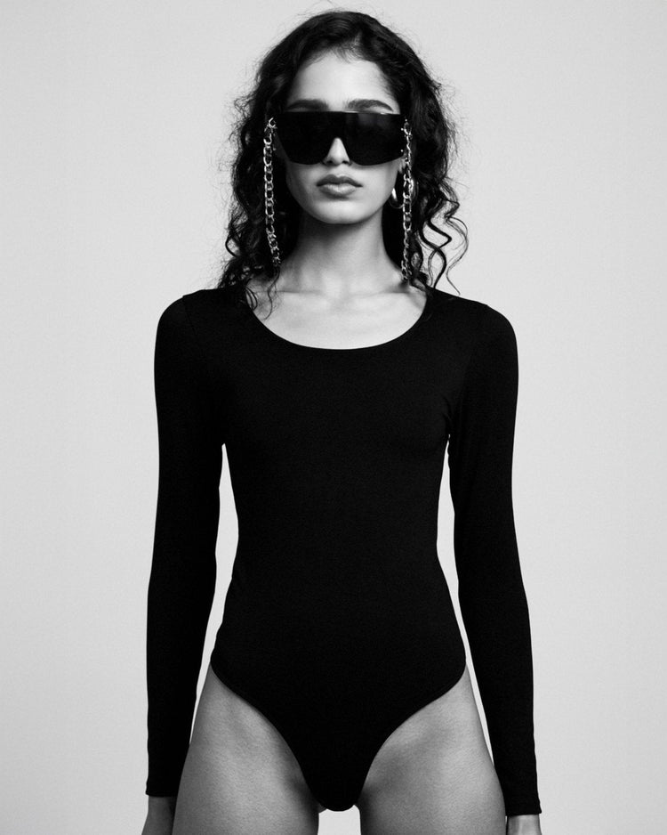Donna Bodysuit in Black