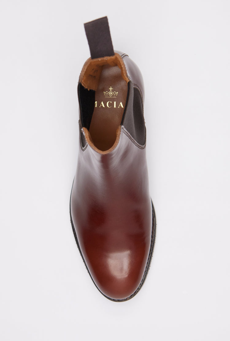 Silvia Chelsea Boots in Hazelnut