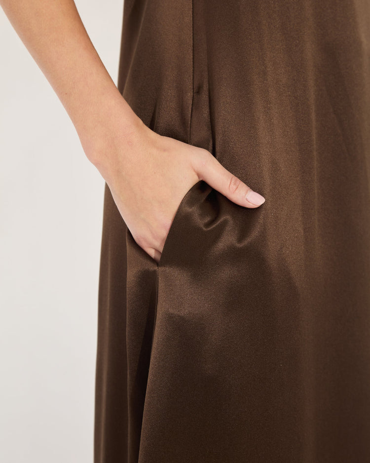 Edith Gown in Chocolate