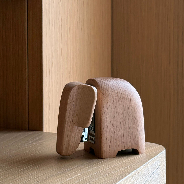 Wooden Elephant Stapler