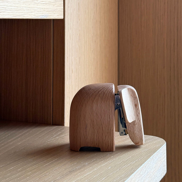 Wooden Elephant Stapler