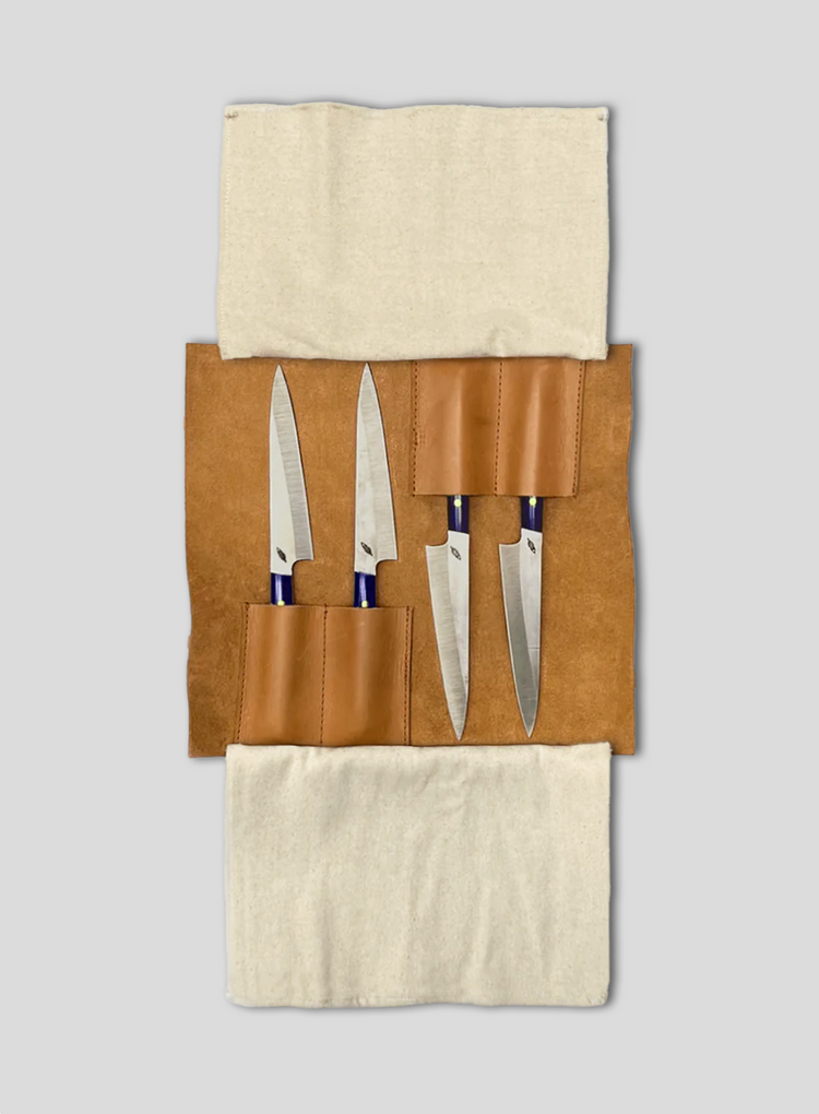 Table Knife Set in Blue