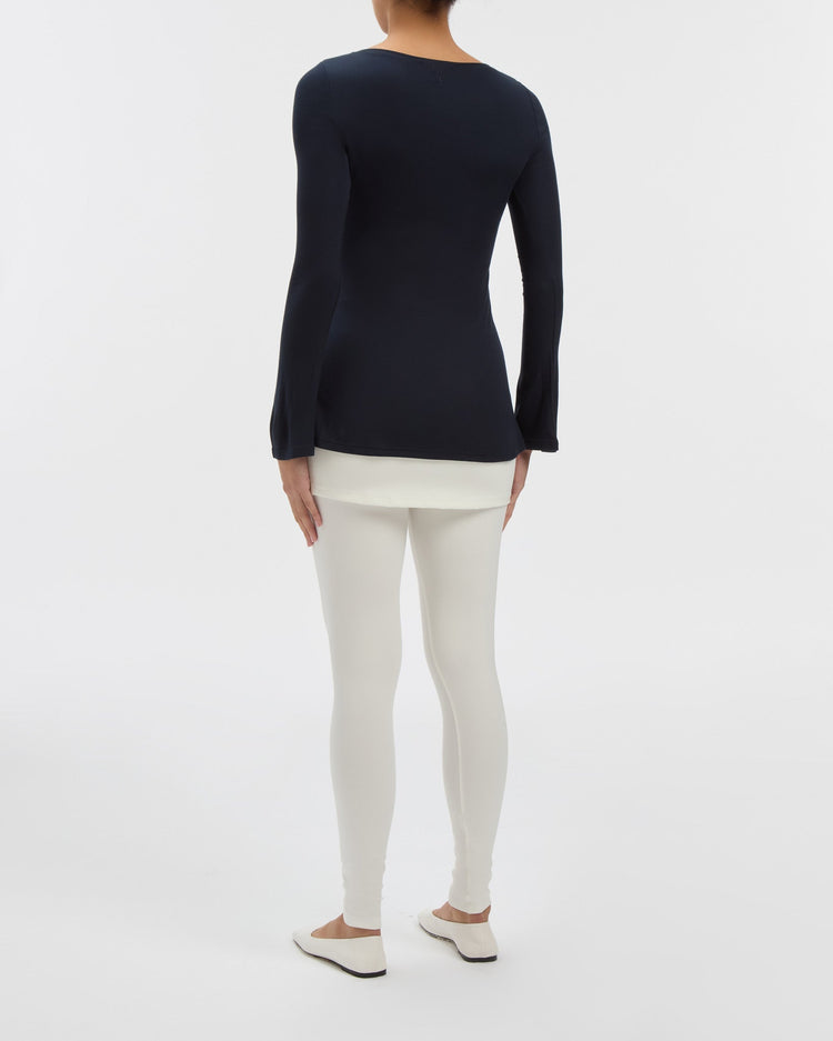 Evelyn Top in Midnight Navy