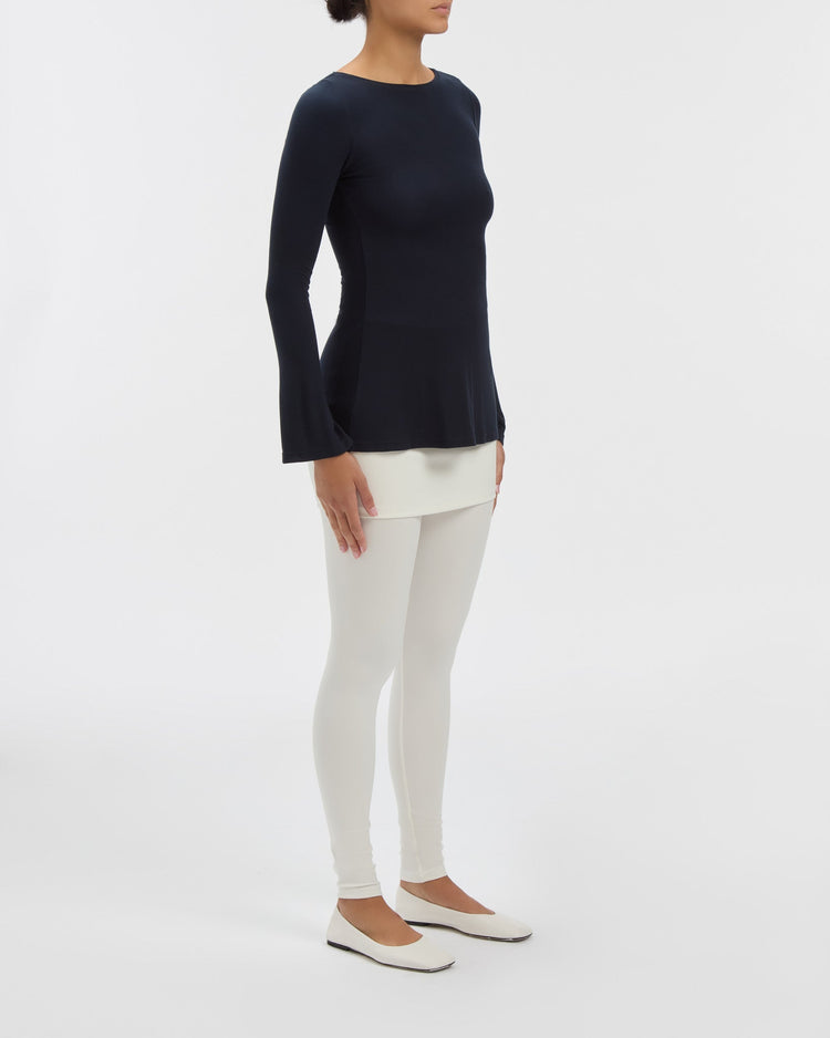 Evelyn Top in Midnight Navy