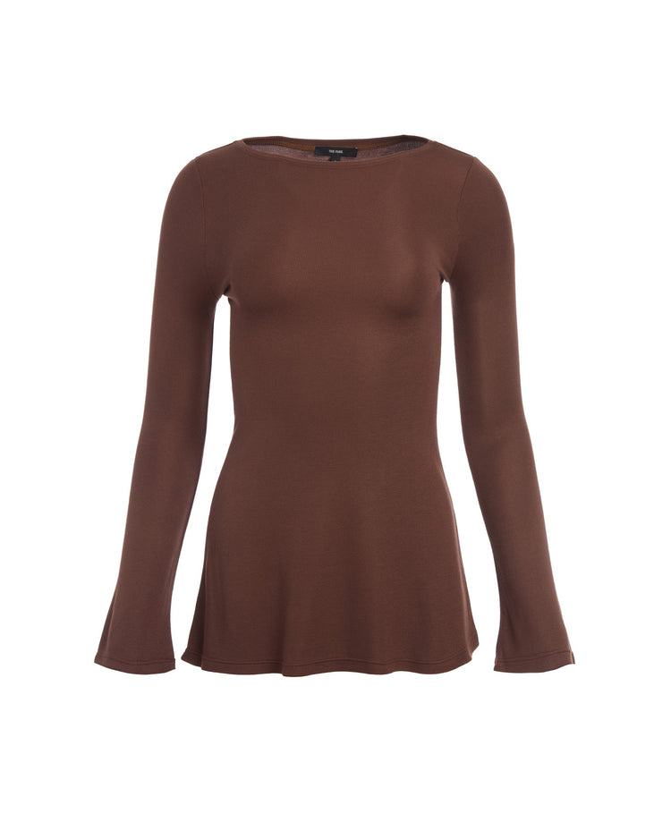 Evelyn Top in Chocolate