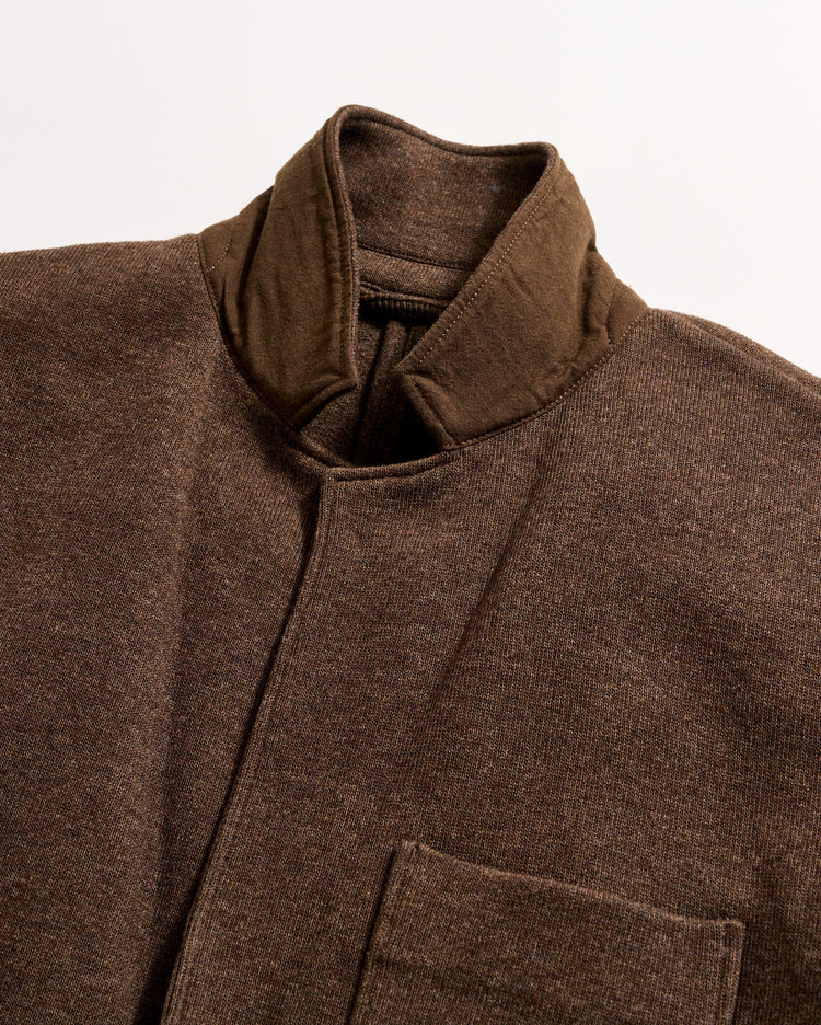 Heathered Knit Sport Coat in Demitasse