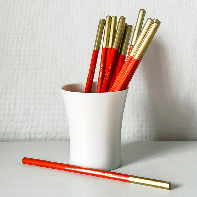 Portuguese Pencils in Orange