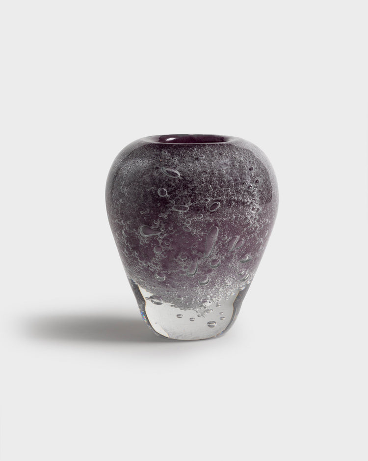 Stellato Glass Vase in Violet