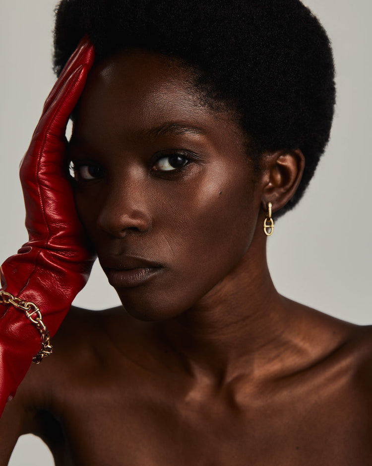 Half Link Hoops with (or without) Large Link Drops