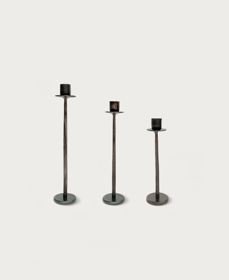 Iron Tapered Candleholder