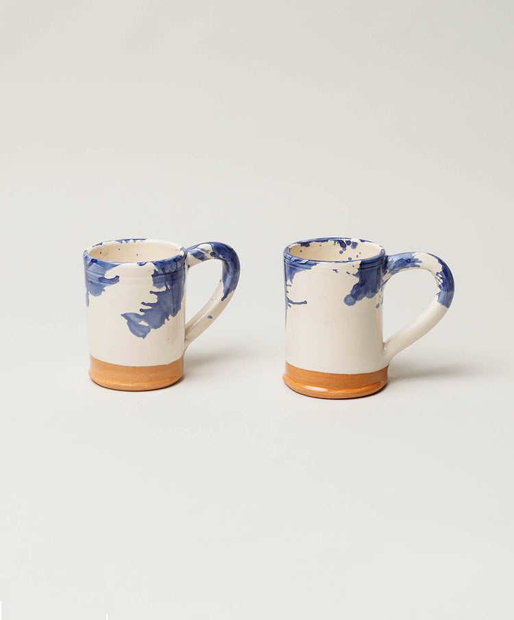 Blue Splatterware Mug