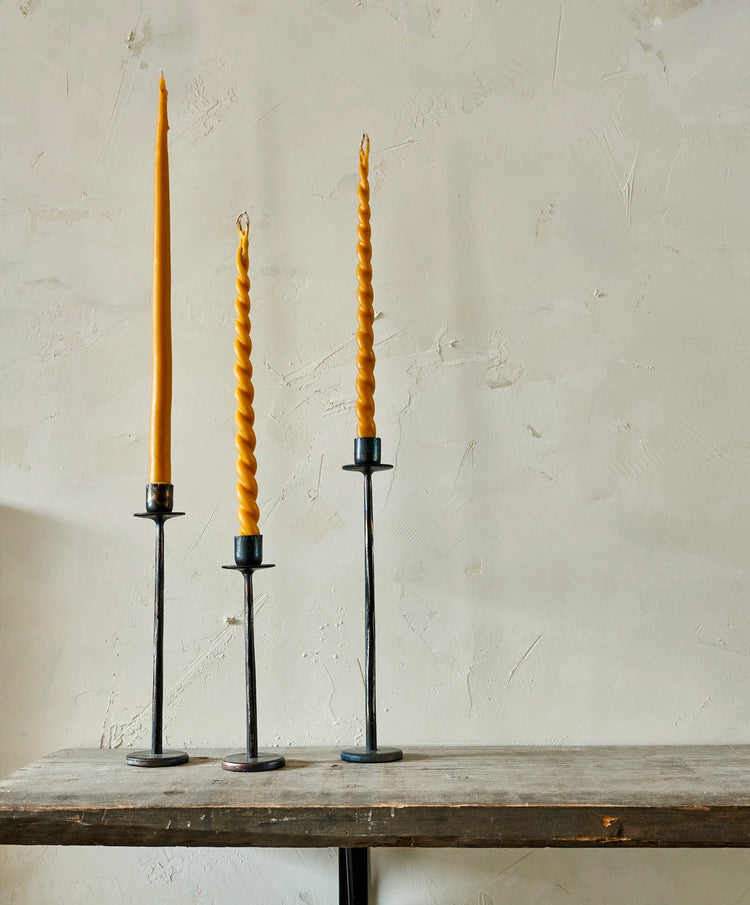 Iron Tapered Candleholder
