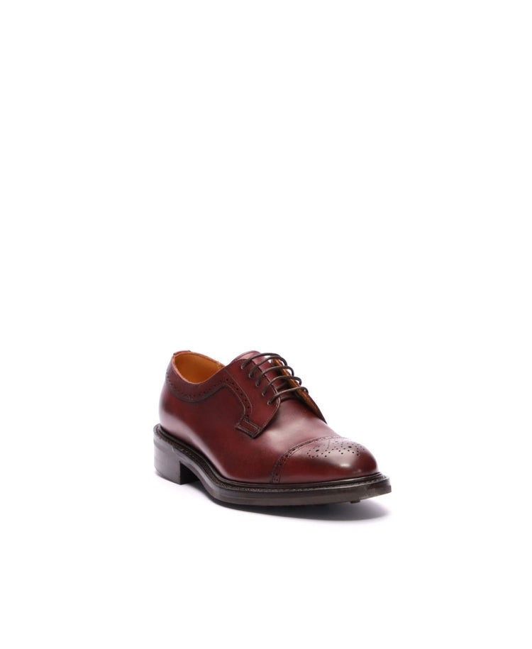 Sophie Derby Shoes in Burgundy