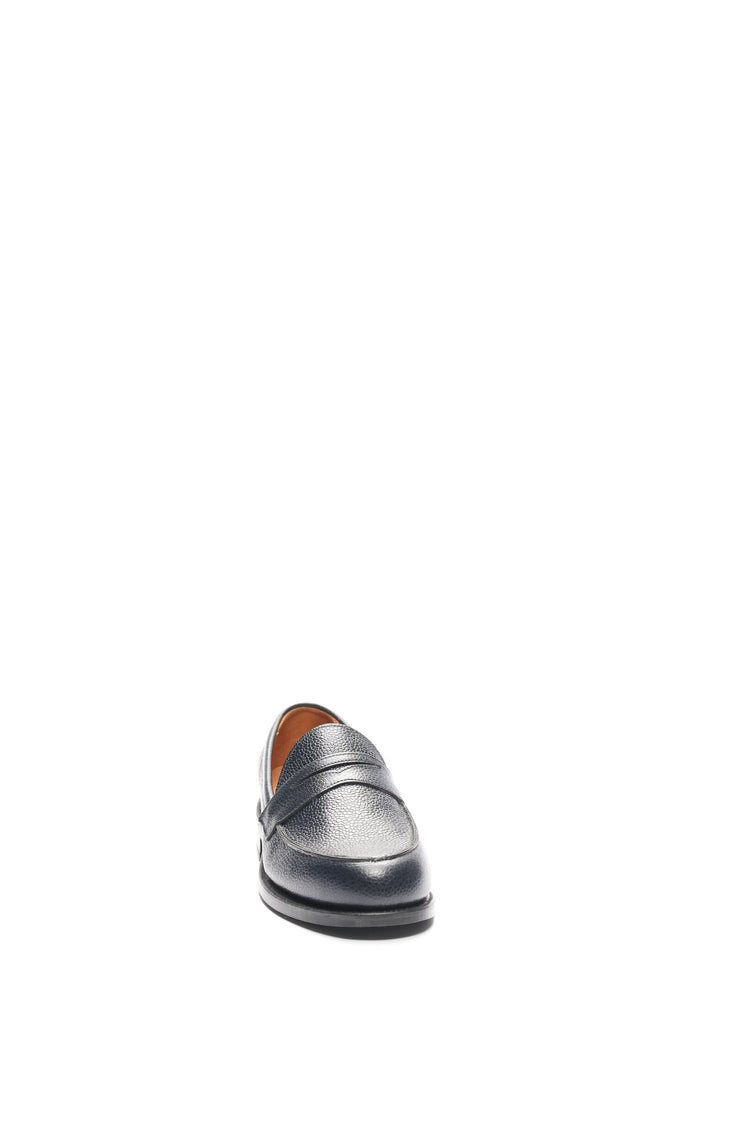 Ludo Penny Loafer in Midnight Navy