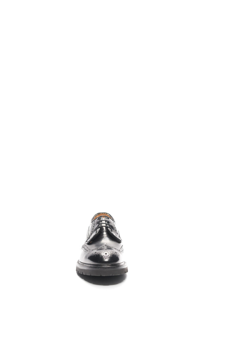 Guinevere Brogue Derby Shoes in Black