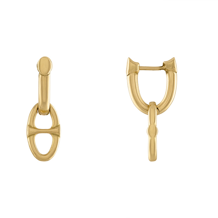 Half Link Hoops with (or without) Large Link Drops