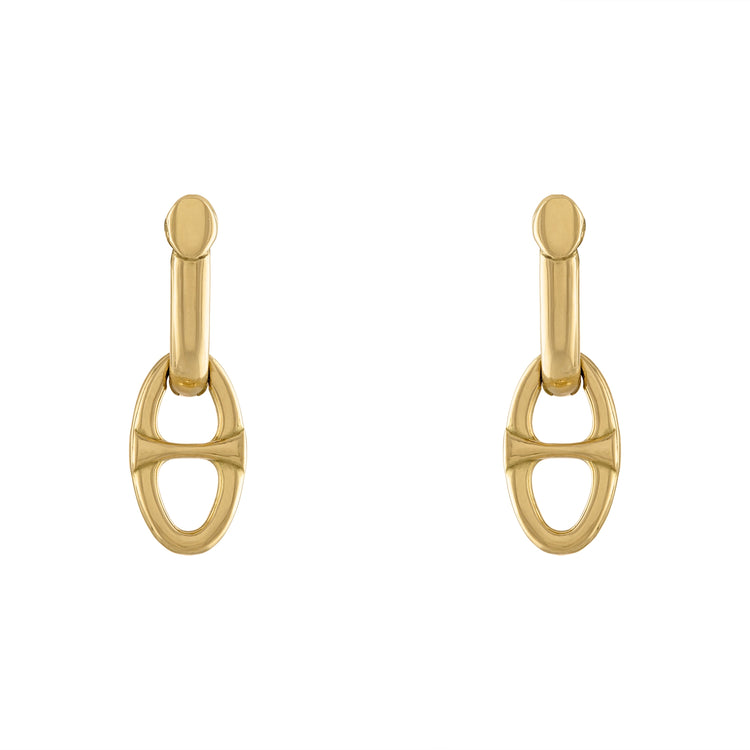 Half Link Hoops with (or without) Large Link Drops