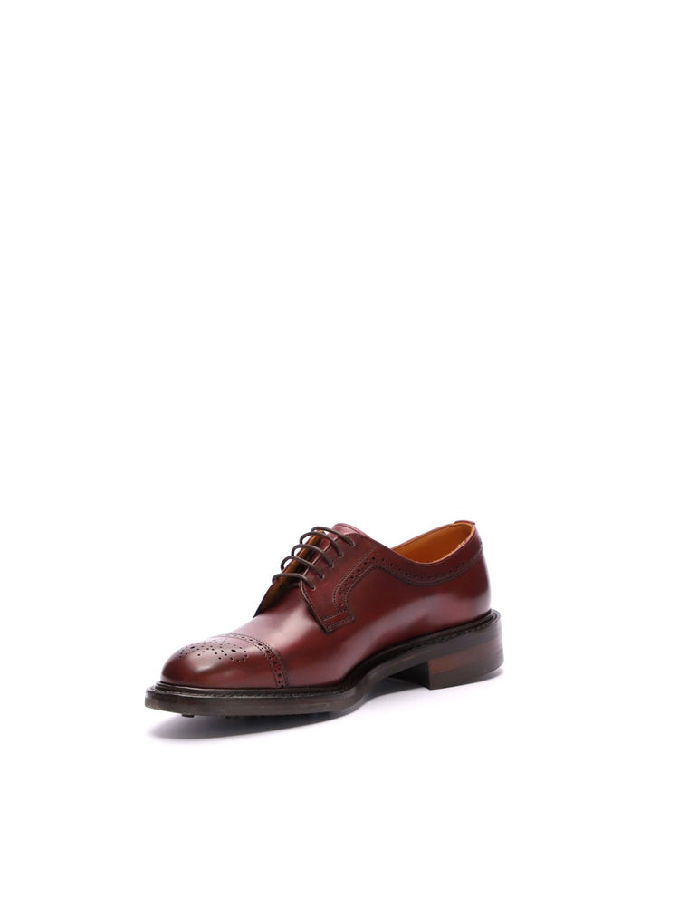 Sophie Derby Shoes in Burgundy