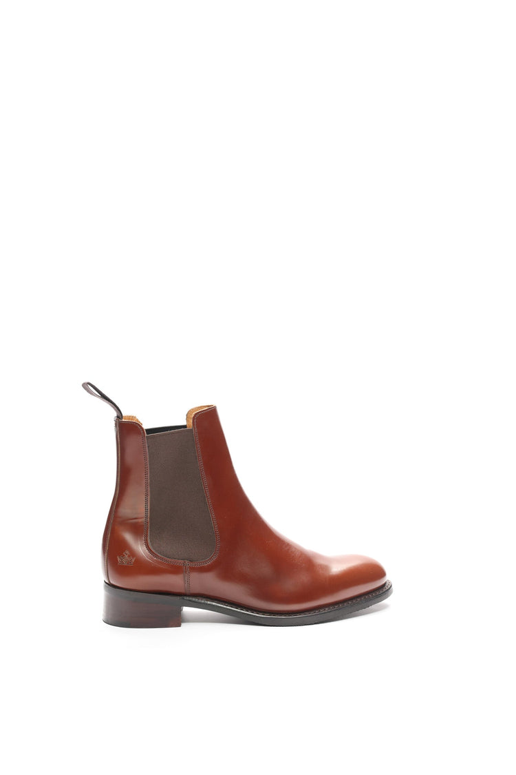 Silvia Chelsea Boots in Hazelnut