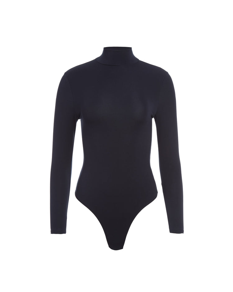 Joyce Long Sleeve Bodysuit in Midnight Navy