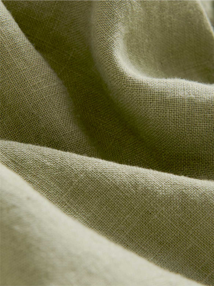 Women’s Kerala Green Musha Linen Shorts