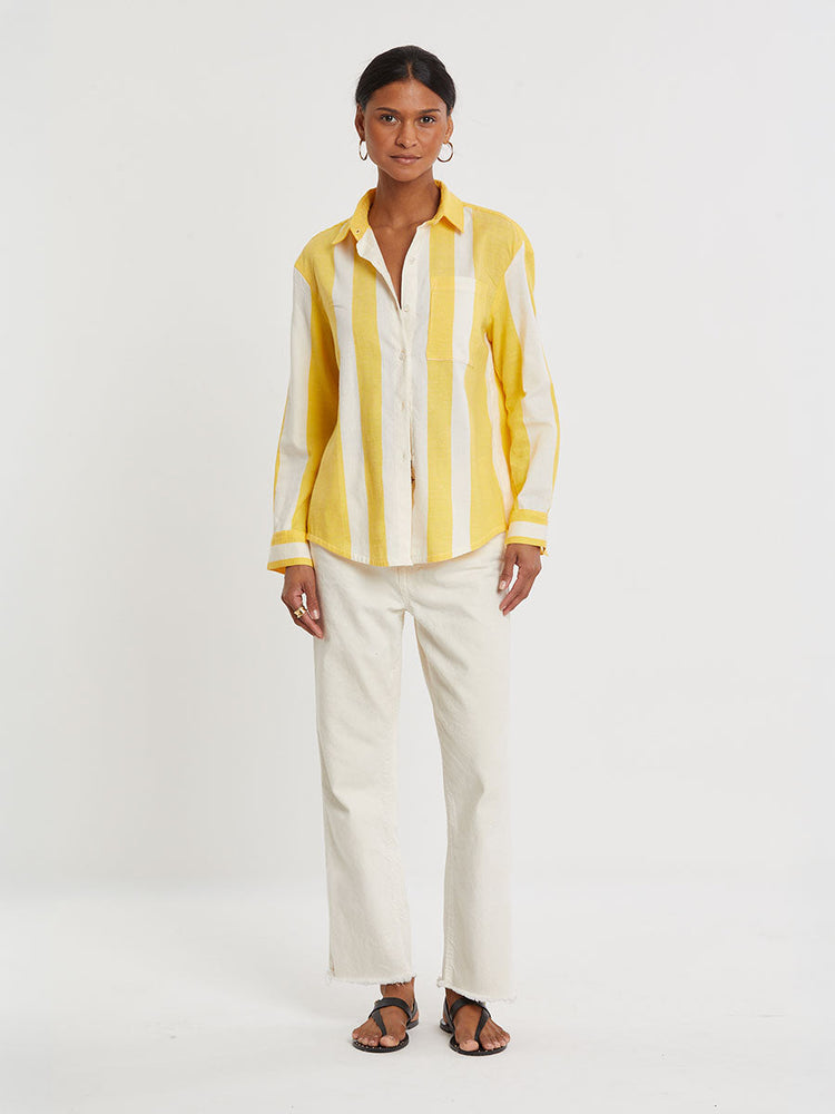 Aisha Shirt in Mezimuri Yellow