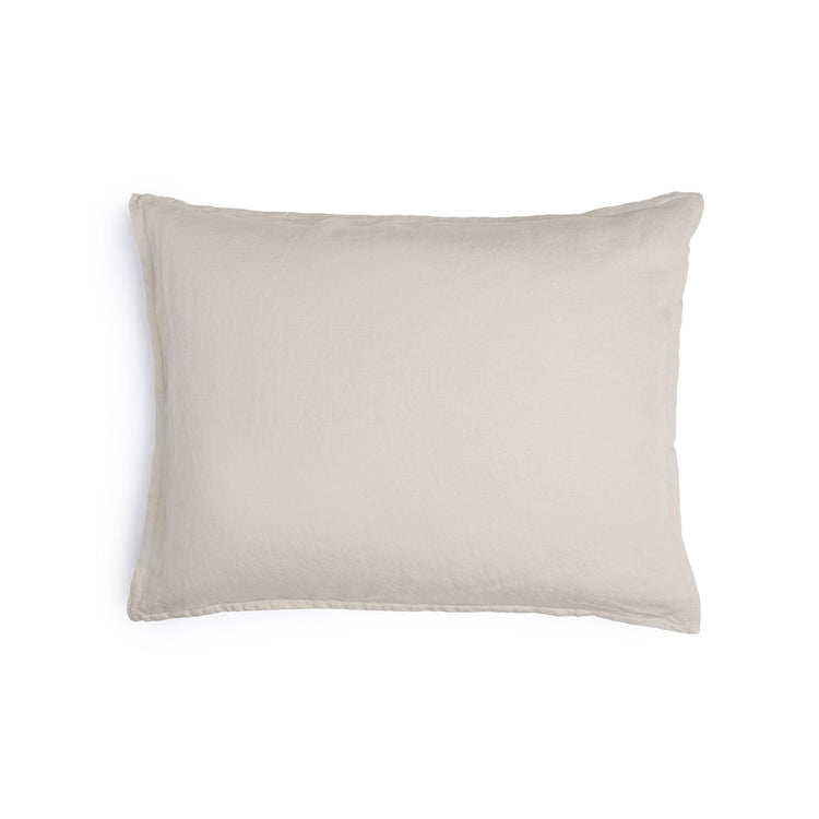 Linen-Bamboo Shams, Set of 2