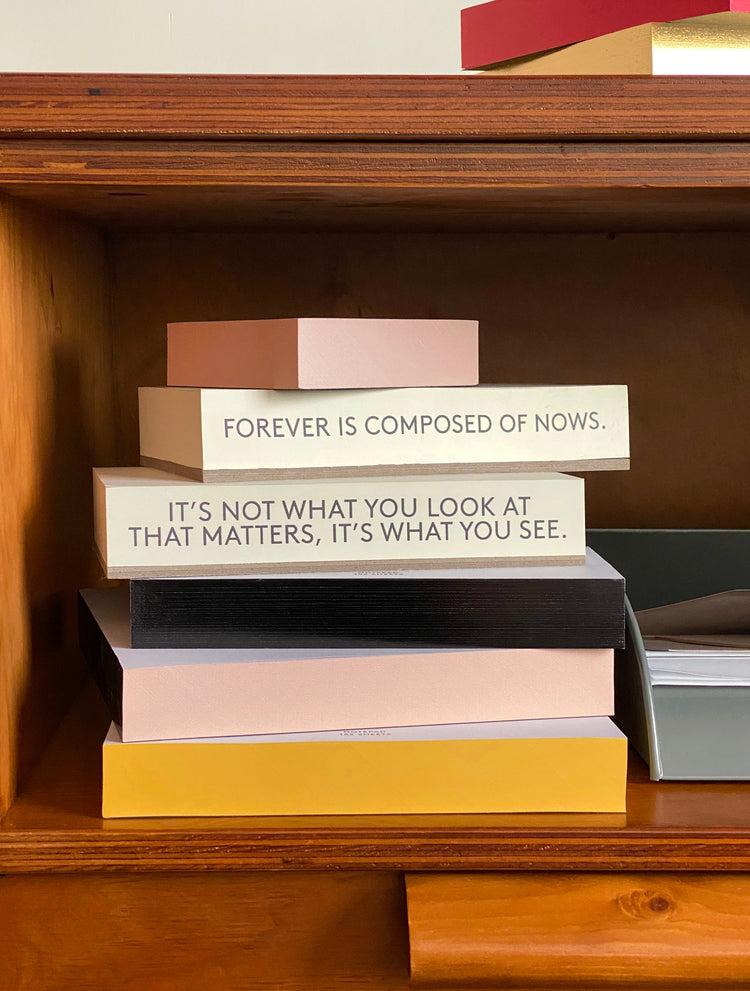 Classic Edged Pads: Matte Blush