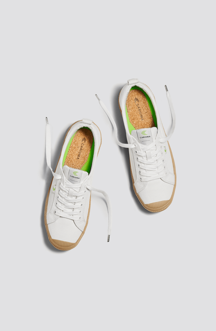 Women’s OCA Low Gum Off-White Canvas Sneaker