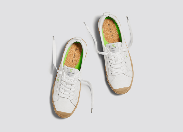 Women’s OCA Low Gum Off-White Canvas Sneaker