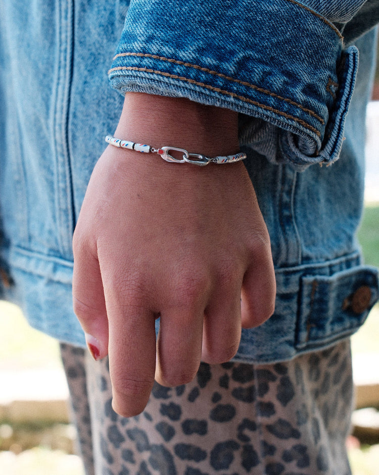 Reason Rope Bracelet in White
