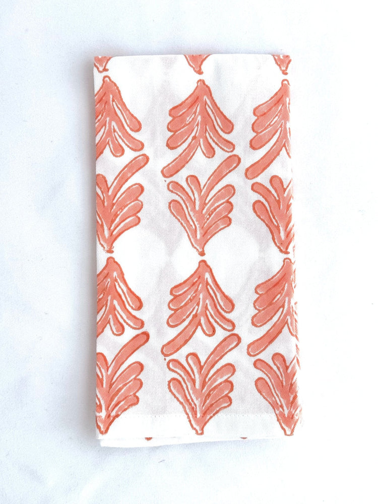 Dinner Napkins (Set of Four) in Palmetto, Orange & Melon