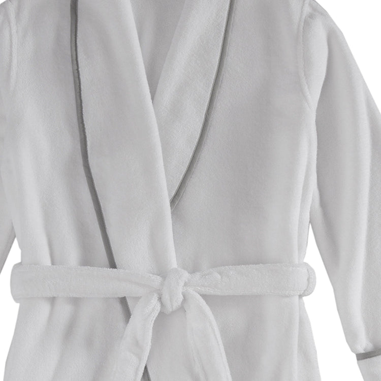 Turkish Cotton Piped Robe