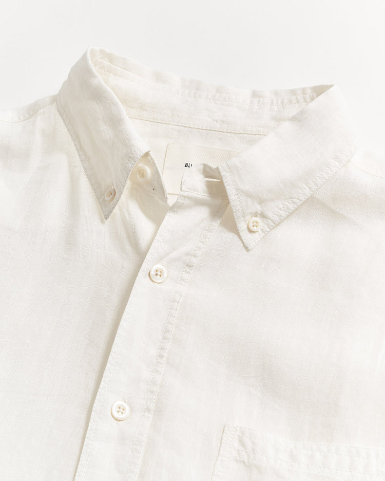 Men’s Tuscumbia Linen Shirt in White