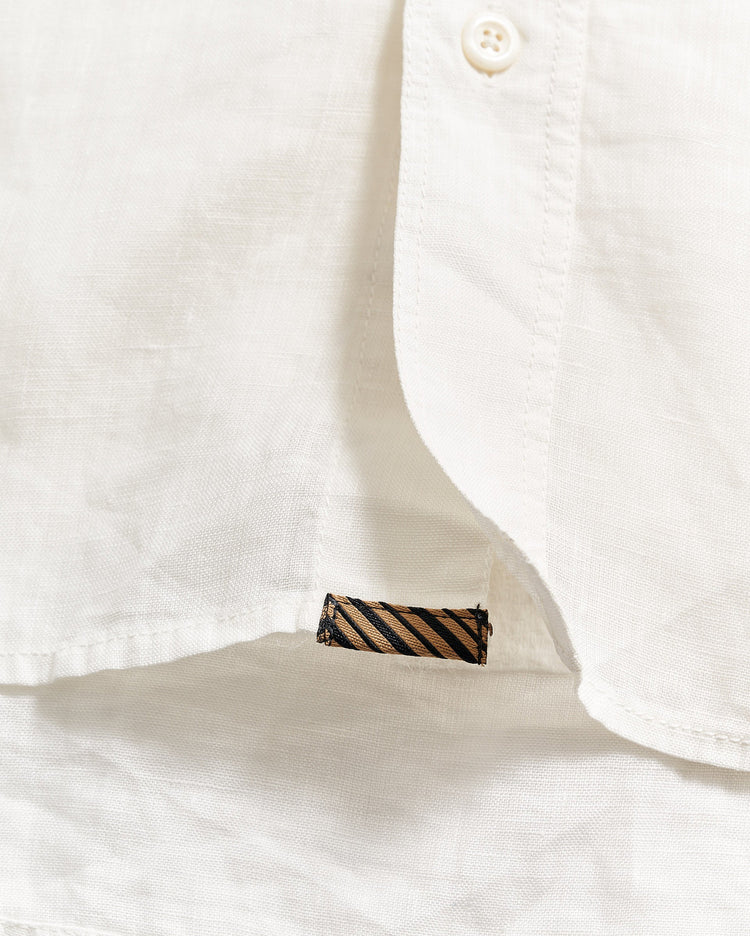 Men’s Tuscumbia Linen Shirt in White