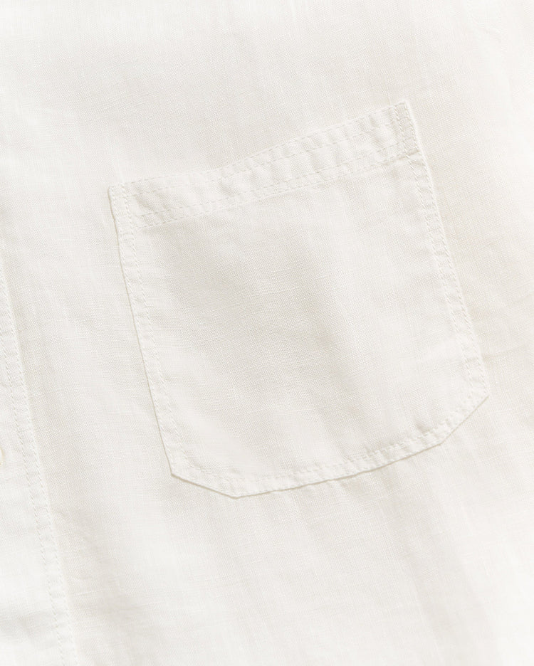 Men’s Tuscumbia Linen Shirt in White
