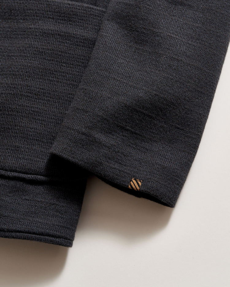 Ottoman Knit Sport Coat in Carbon Blue