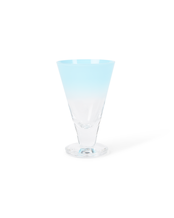 Large Gradient Stemmed Glass Set of Two