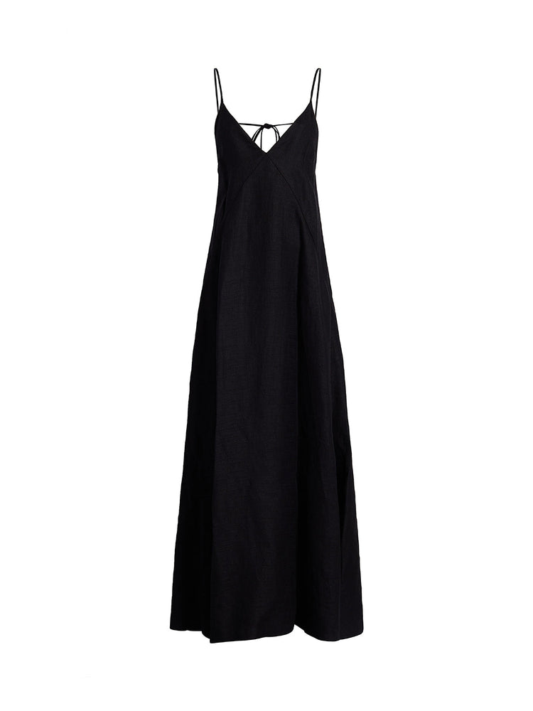 Seamed Slip Dress