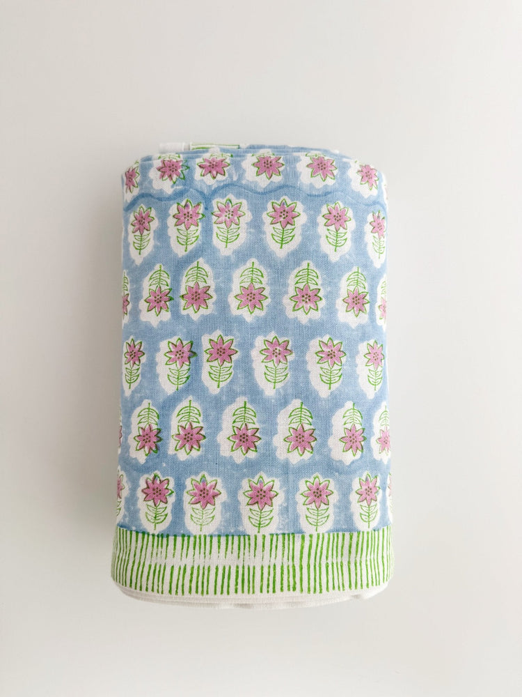 Tablecloth - Lily - Uniform Blue